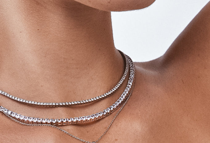 Diamond Tennis Necklaces