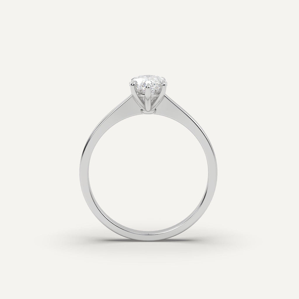 1 Carat Marquise Cut Engagement Ring In 950 Platinum